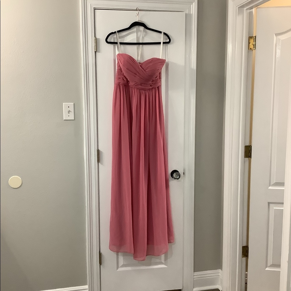 Bill Levkoff Blush pink dress